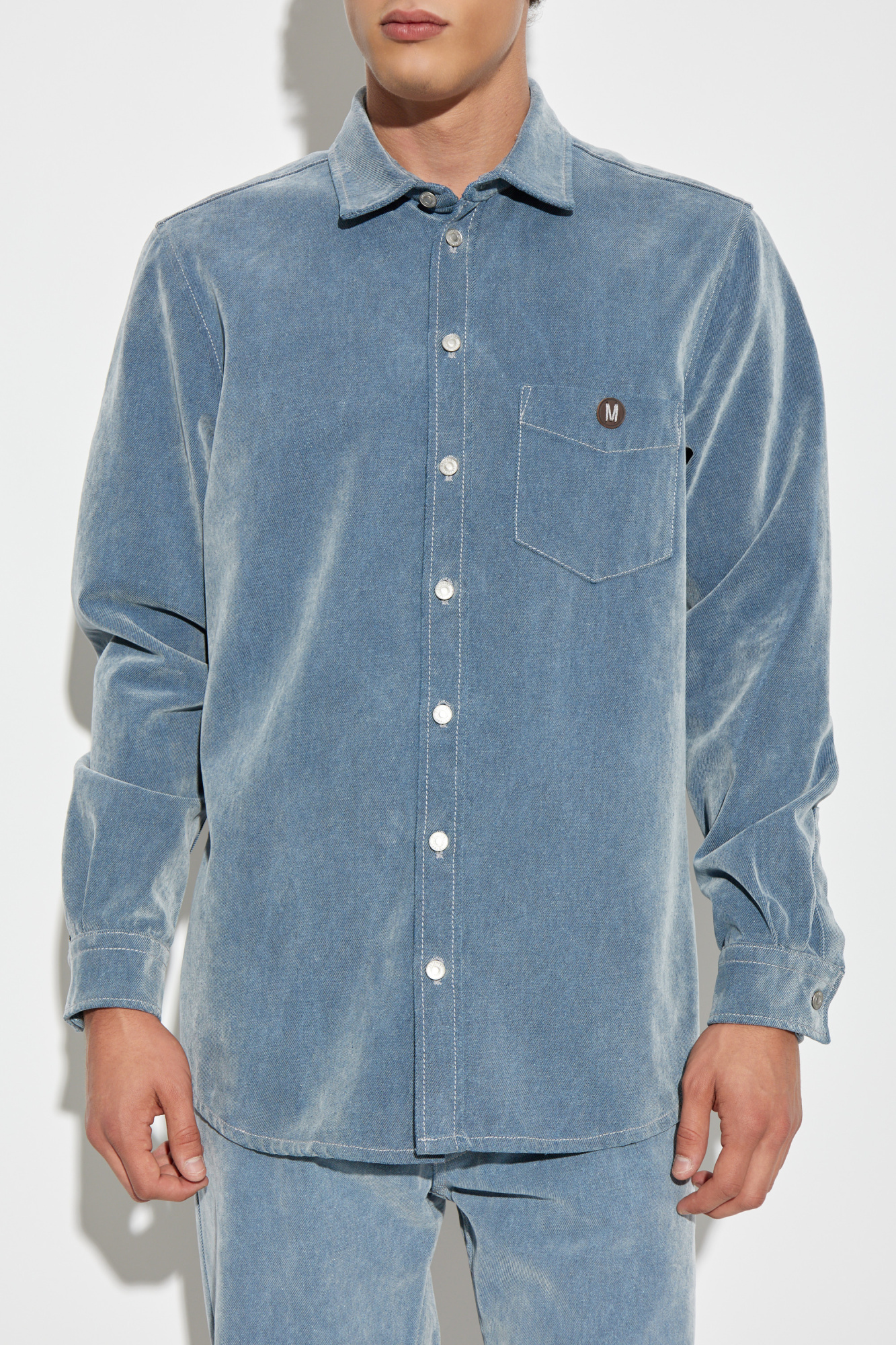 けんこう様。専用。MOSCHINO モスキーノ　デニムシャツ Moschino Denim shirt with logo | Men's Clothing | Vitkac